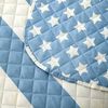 Colcha Estampada Reversible Bouti Acolchada Estrellas Vipalia Cama 135 Cm