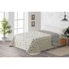 Colcha Estampada Reversible Acolchada Bouti Triangulos Vipalia Cama 135 Cm