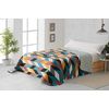 Colcha Estampada Reversible Acolchada Bouti Cruces Vipalia Cama 90 Cm