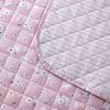 Colcha Estampada Reversible Acolchada Bouti Vipalia Cama 135 Cm Rosa