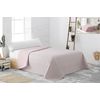 Colcha Estampada Reversible Acolchada Bouti Vipalia Cama 150 Cm Rosa