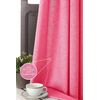 Cortina Jaspeada Lisa Anillas Vipalia 150x260 Cm Rosa