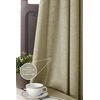 Set De 2 Cortinas Jaspeadas Lisas Anillas Vipalia 150x260 Cm Marron Pardo