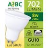 Pack 10 Bombillas Led Gu10 8w Luz Fría