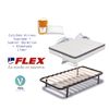 Colchon Flex Airvex Supreme 80x182 + Somier Dormilon Con Patas + Almohada Hipoalergénica