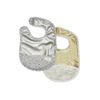 Pack Baberos Bebé Silver-gold Leather Petit Alo