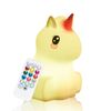 Lámpara Nocturna Infantil - Kidoo - Unicornio, Led, 9 Colores, Control Remoto, Eficiencia Energética Y Brillo Ajustable, Carga Usb