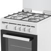 Cocina De Gas Sauber Scw41gb 4 Zonas Coccion Blanca