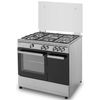 Cocina De Gas Sauber Sci5gb 5 Zonas Coccion Con Portabombonas Inox