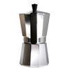 Cafetera Italiana Aluminio 1 Taza Café, Junta Silicona, Válvula Seguridad, Vitrocerámica, Gas Plata  Wecook Paola