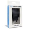 Cargador De Pared Aisens Asch-1pd20-bk/ 1xusb Tipo-c/ 20w