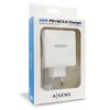 Cargador De Pared Aisens Asch-2pd30qc-w/ 1xusb Tipo-c/ 1x Usb/ 48w