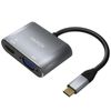 Adaptador Usb Tipo-c Aisens A109-0627/ Hdmi Hembra - Vga Hembra - Usb Tipo-c Macho