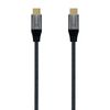 Cable Usb 3.1 Tipo-c Aisens A107-0670 20gbps 100w/ Usb Tipo-c Macho - Usb Tipo-c Macho/ 0.6m/ Gris