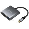 Adaptador Usb Tipo-c Aisens A109-0669/ Usb Tipo-c Macho/ Hdmi Hembra - Usb Hembra - Usb Tipo-c Hembra