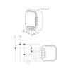 Pastilla Doble Interruptor Wifi 2x150w Led