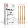 Bamboo Clean Nano 4 Cepillos De Dientes De Bambú Con 20.000 Cerdas Nano Suaves Sin Bpa