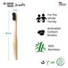 Biowhite 8 Cepillos De Dientes De Bambú Cepillos Con Cerdas Suaves Sin Bpa Y Carbón Activado