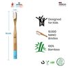 Bamboo Clean Kids Cepillos De Dientes De Bambú Para Niños Con 10000 Cerdas Nano Suaves Sin Bpa