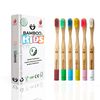 Bamboo Clean Kids 6 Cepillos De Dientes De Bambú Para Niños Cepillos Con Cerdas Suaves Sin Bpa