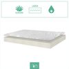 Colchón Látex 150 X 190 Cm Funda Aloe Vera 100% Látex Altura +/- 17 Cm