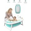 Babify Lagoon Bañera Plegable De Bebe Con Cojín. Plegado Ultra Compacto - Cojin Reductor Incluido.