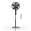 Ventilador De Pie Con Mando A Distancia Newlux W550 Smart Negro