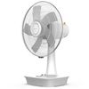 Ventilador De Sobremesa Newlux Desk W500 5 Aspas (ø 40cm) Blanco   Base (29x27 Cm,) Altura 62 Cm