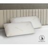 Conjunto De 2 Almohadas Viscoelásticas 35x70x14 Aloe Vera De Sonnomattress