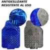 Enerfero Juegos De Alfombrillas Coche Antideslizante 4pcs Diseño Metálico Universal (azul)