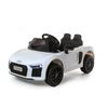 Audi R8 Spyder Licenciado 12v Blanco - Coche Eléctrico Infantil Para Niños Batería 12v Con Mando Control Remoto