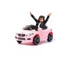 X5 Berlina 12v Style Mando Remoto Rosa - Coche Eléctrico Infantil Para Niños Batería 12v Con Mando Control Remoto