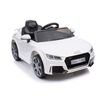 Audi Tt Rs 12v Licenciado Con Mando - Coche Eléctrico Para Niños Blanco - Coche Eléctrico Infantil Para Niños Batería 12v Con Mando Control Remoto