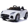 Jaguar 12v Blanco - Coche Eléctrico Infantil Para Niños Batería 12v Con Mando Control Remoto