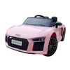 Audi R8 Spyder Licenciado 12v Rosa - Coche Eléctrico Infantil Para Niños Batería 12v Con Mando Control Remoto