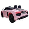 Audi R8 Spyder Licenciado 12v Rosa - Coche Eléctrico Infantil Para Niños Batería 12v Con Mando Control Remoto