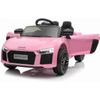 Audi R8 Spyder Licenciado 12v Rosa - Coche Eléctrico Infantil Para Niños Batería 12v Con Mando Control Remoto