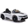 Bmw I8 Coche Eléctrico Infantil 12v Blanco - Coche Eléctrico Infantil Para Niños Batería 12v Con Mando Control Remoto