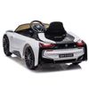 Bmw I8 Coche Eléctrico Infantil 12v Blanco - Coche Eléctrico Infantil Para Niños Batería 12v Con Mando Control Remoto