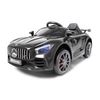 Mercedes Gtr Mini 12v Negro - Coche Eléctrico Infantil Para Niños Batería 12v Con Mando Control Remoto