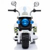 Moto De Policía Mini Blanco - Moto Eléctrica Infantil De Batería Para Niños