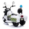 Moto De Policía Mini Blanco - Moto Eléctrica Infantil De Batería Para Niños