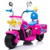 Moto De Policía Mini Rosa - Moto Eléctrica Infantil De Batería Para Niños