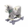 Balancín Caballo Convertible 2 En 1 Gris - Correpasillos Infantil Para Niños Y Para Niñas