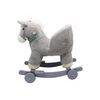 Balancín Caballo Convertible 2 En 1 Gris - Correpasillos Infantil Para Niños Y Para Niñas