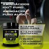 Healthy Fusion Aminoácidos Ramificados Bcaa 100% Puros | Aminoácidos Esenciales, Con Bcaa´s Glutamina + Vitamina B6 | Aumenta Tu Masa Muscular Y Obtén Una Rápida Recuperación | Sabor Sandía, 30 Tomas