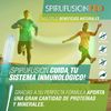 Healthy Fusion Espirulina Pura Con Chlorella Y Vitamina C | Espirulina Con 99% De Pureza | Fuente Rica En Vitaminas Esenciales | Fortalece Las Defensas | Minerales Y Aminoácidos | 100 Cápsulas