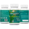 Healthy Fusion Espirulina Pura Con Chlorella Y Vitamina C | Espirulina Con 99% De Pureza | Fuente Rica En Vitaminas Esenciales | Fortalece Las Defensas | Minerales Y Aminoácidos | 100 Cápsulas