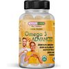 Healthy Fusion By Fersa Omega Puro 3 6 9 + Vitamina E | Protege Tu Salud Cardiovascular | Aceite De Perilla|aceite De Coco | Producto Vegetariano | Sabor Sandía 40 Gummies