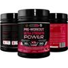 Pre-workout Ultra Strength Power X6 | Healthy Fusion | Pre-entreno Con Beta Alanina, L-arginina Aakg, Creatina, Cafeína Y Taurina | Frutos Rojos